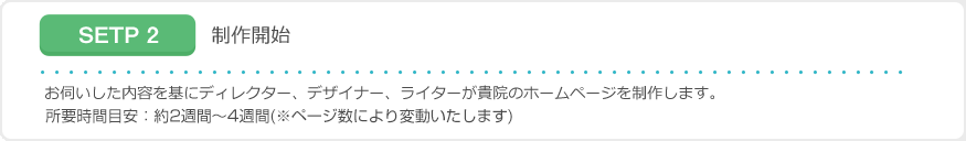 制作開始